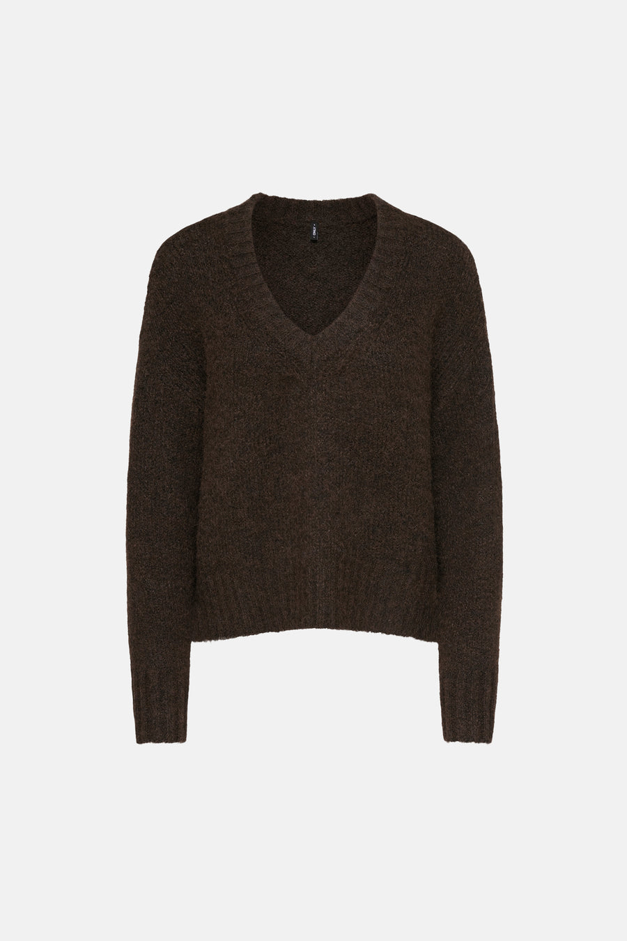 Pull col V brun - ONLY®