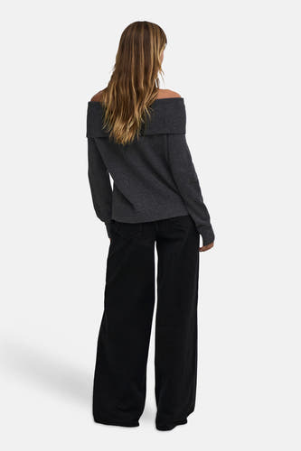 Pull col O gris - JDY