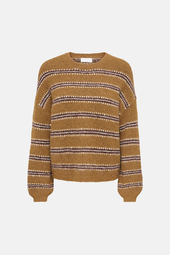 Pull col O beige - JDY