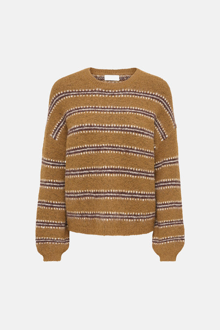 Pull col O beige - JDY