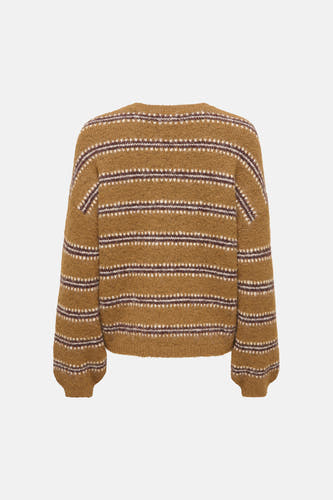 Pull col O beige - JDY