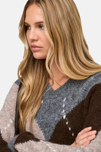 Pull col O gris - JDY