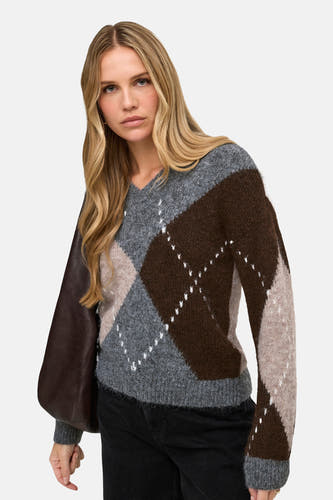 Pull col O gris - JDY