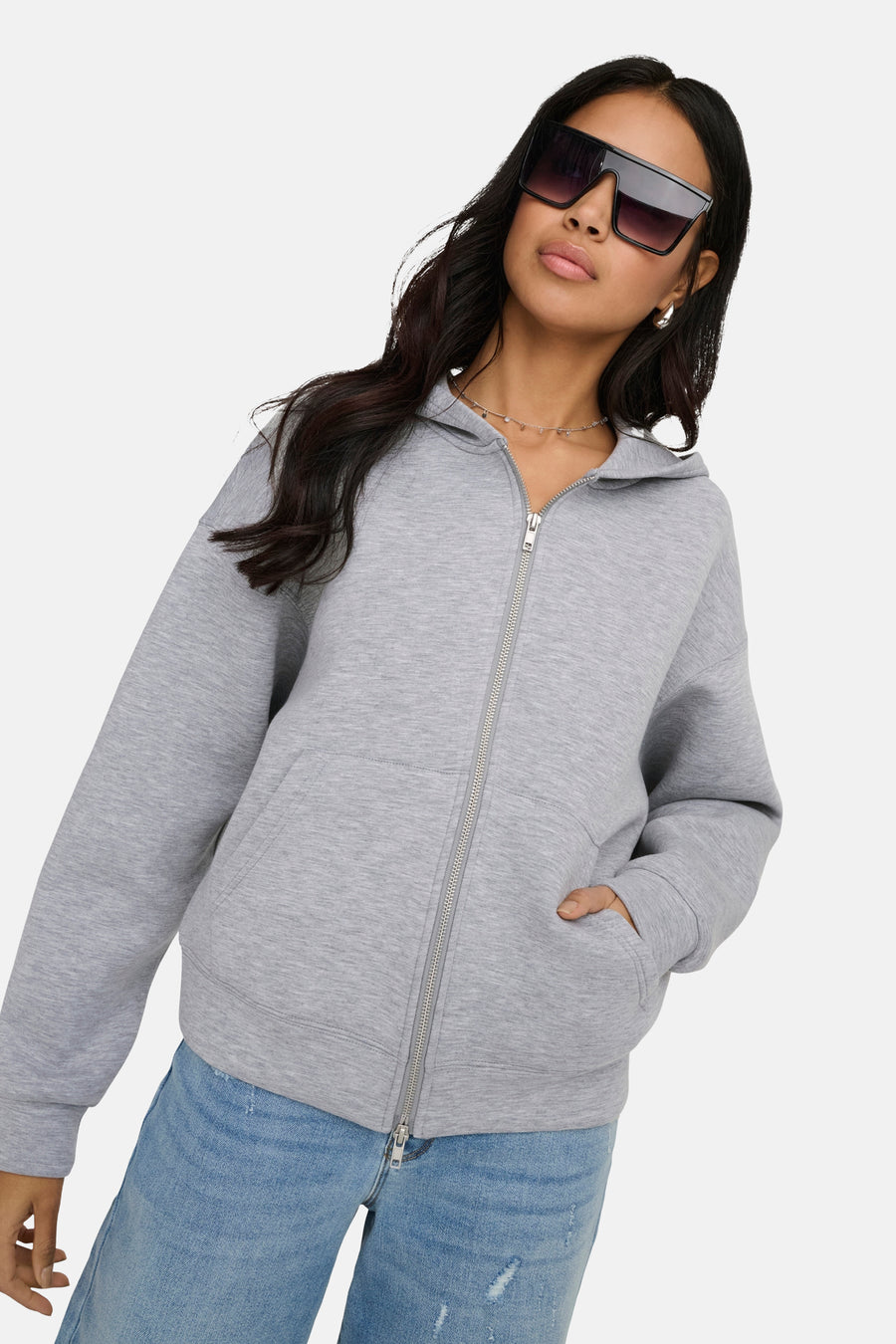 Sweater (gilet) grijs - ONLY®