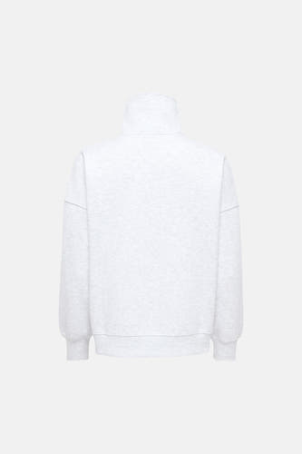 Sweater O hals - Light Grey Melange