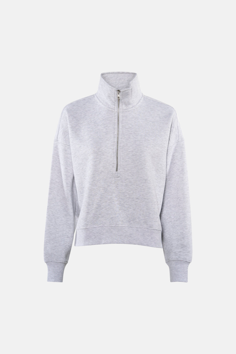Sweater O hals - Light Grey Melange