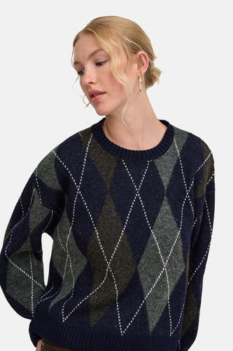 Pull col O bleu - ONLY®
