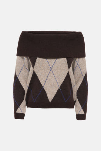 Trui (offshoulder) bruin - ONLY®