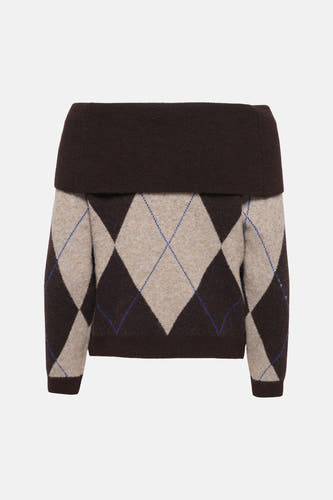 Trui (offshoulder) bruin - ONLY®