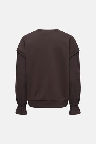 Sweater met ronde hals bruin - ONLY®