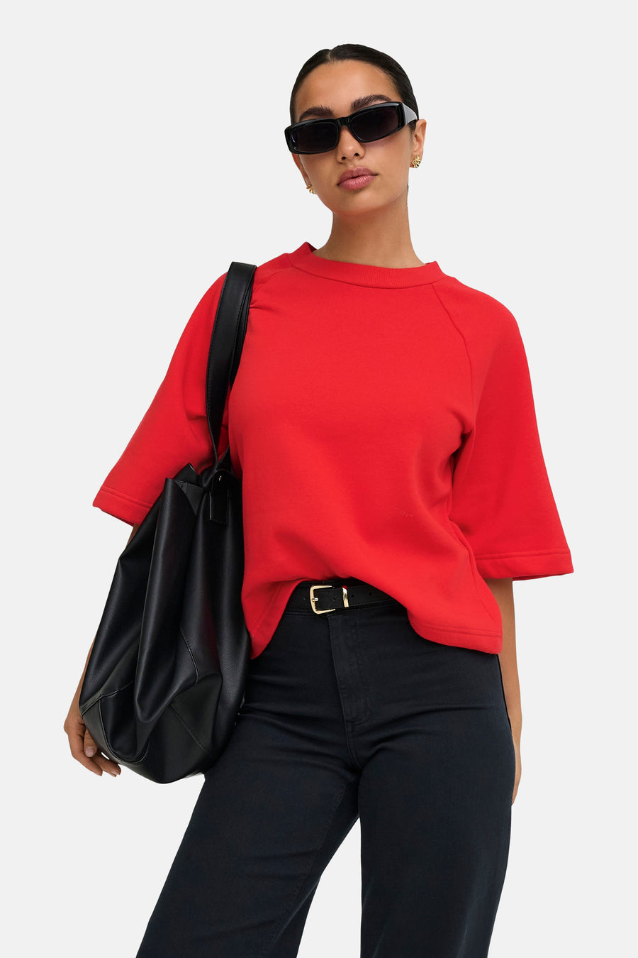 Sweat col O - Racing Red