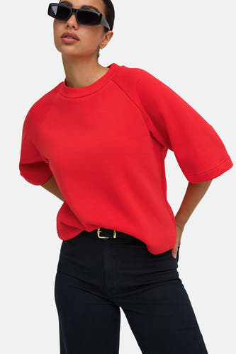 Sweat col O - Racing Red