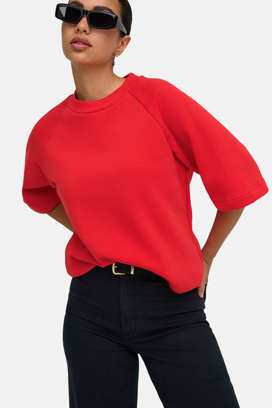 Sweat col O - Racing Red
