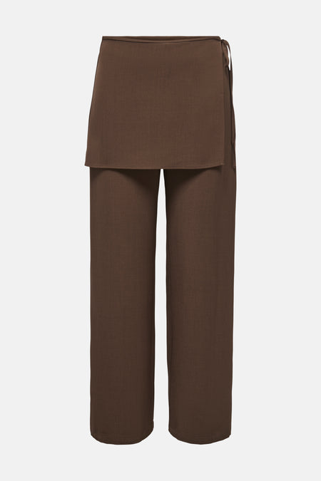 Pantalon de costume - brun