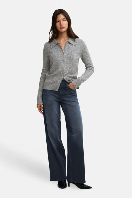 MADISON BLUSH - dark blue denim