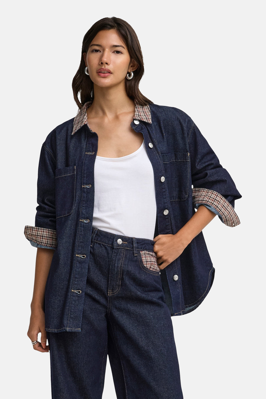 Hemd (lange mouwen) dark blue denim - ONLY®