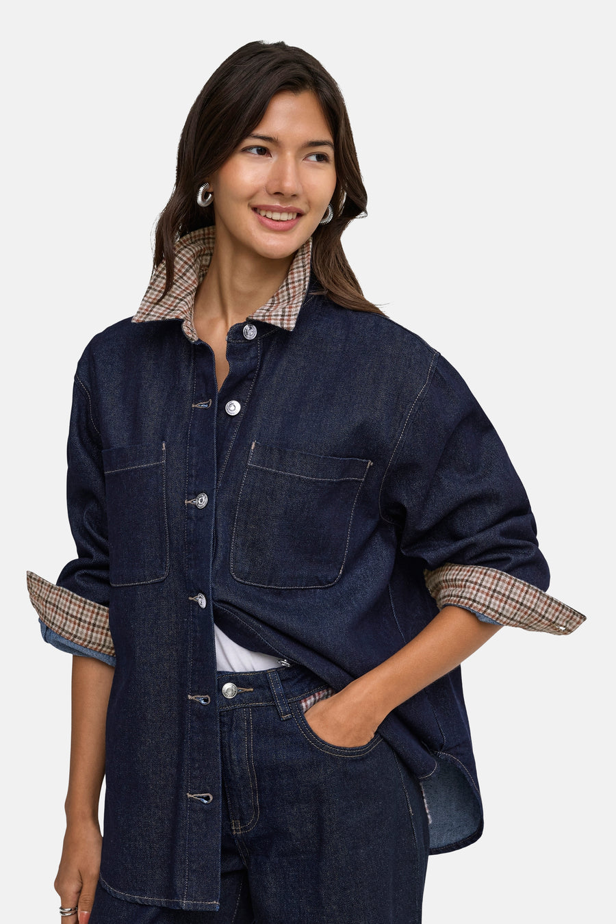 Hemd (lange mouwen) dark blue denim - ONLY®