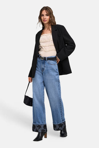 Jeans wide mid blue denim - ONLY®