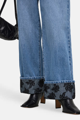 Jeans wide mid blue denim - ONLY®