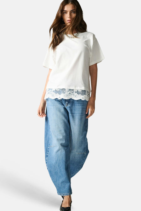 T-shirt à manches courtes - Cloud Dancer