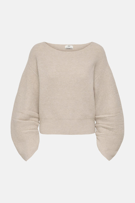 Trui met ronde hals ecru - JDY
