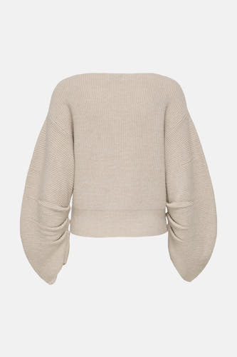 Pull col O Écru - JDY