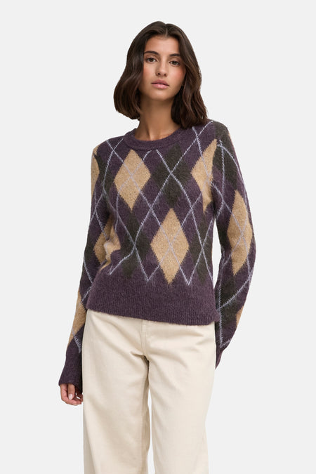 Trui met ronde hals multicolor - JDY