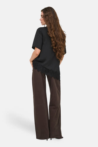 Top uni manche courte noir - JDY