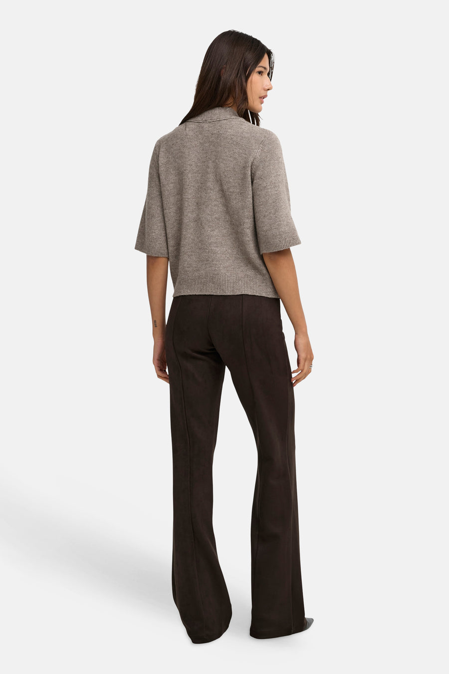 Pull col O beige - ONLY®