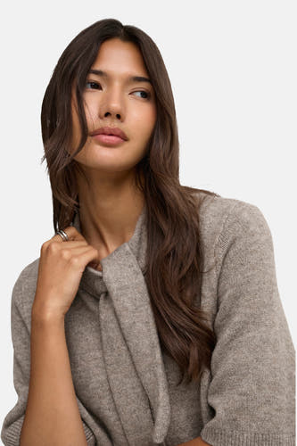 Pull col O beige - ONLY®