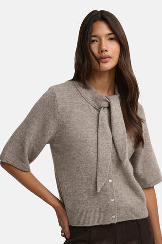 Pull col O beige - ONLY®