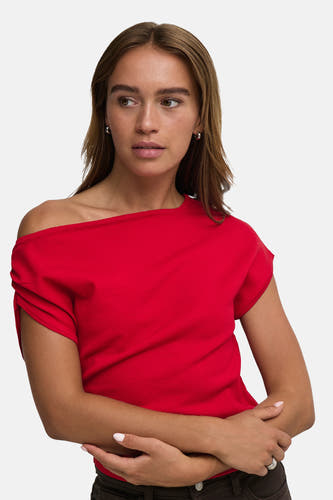 Pulls met korte mouwen rood - JDY