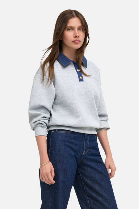 Sweater met ronde hals grijs - ONLY®