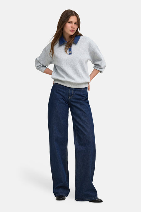 Sweater met ronde hals grijs - ONLY®