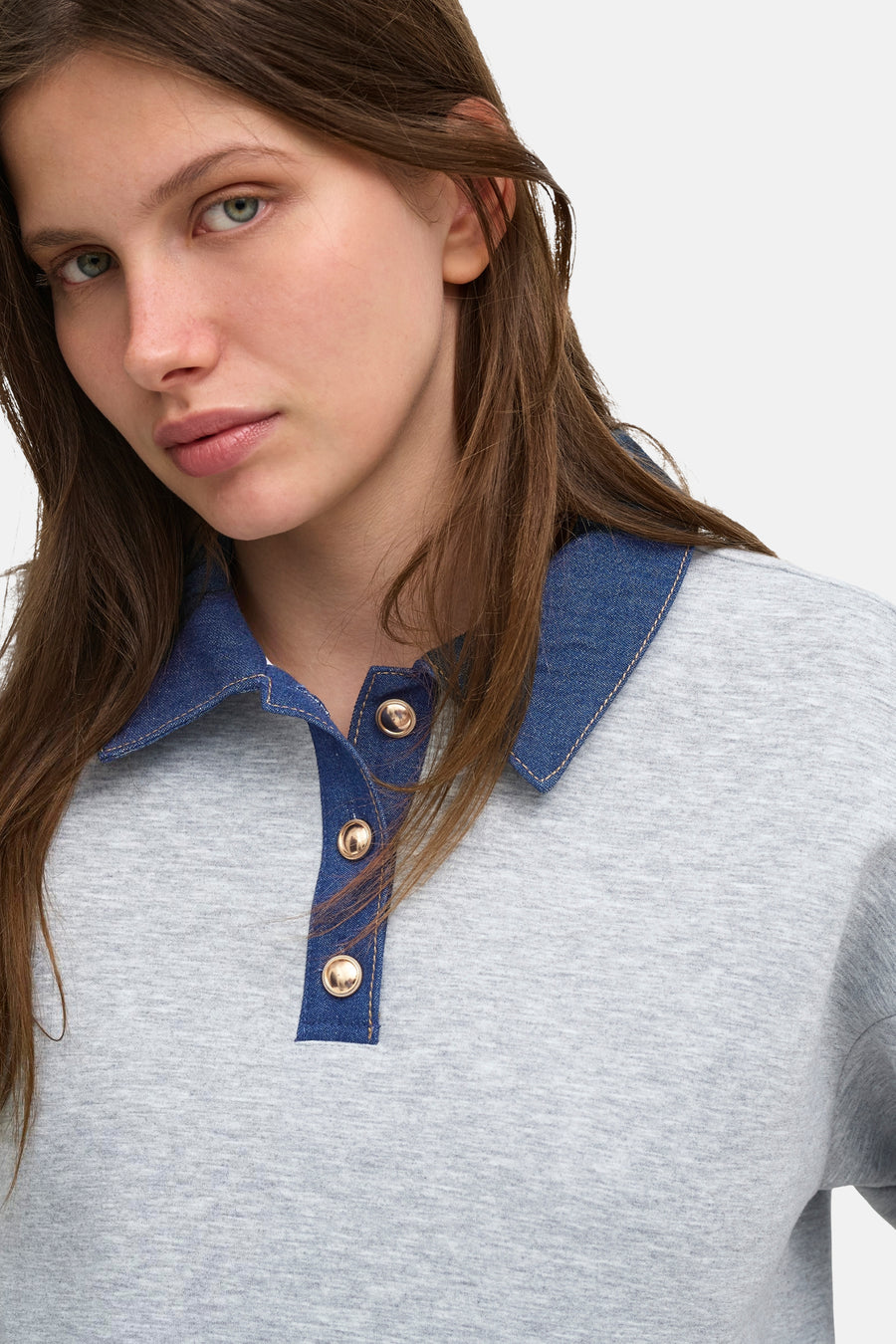 Sweater met ronde hals grijs - ONLY®