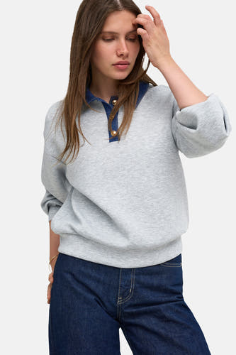 Sweater met ronde hals grijs - ONLY®