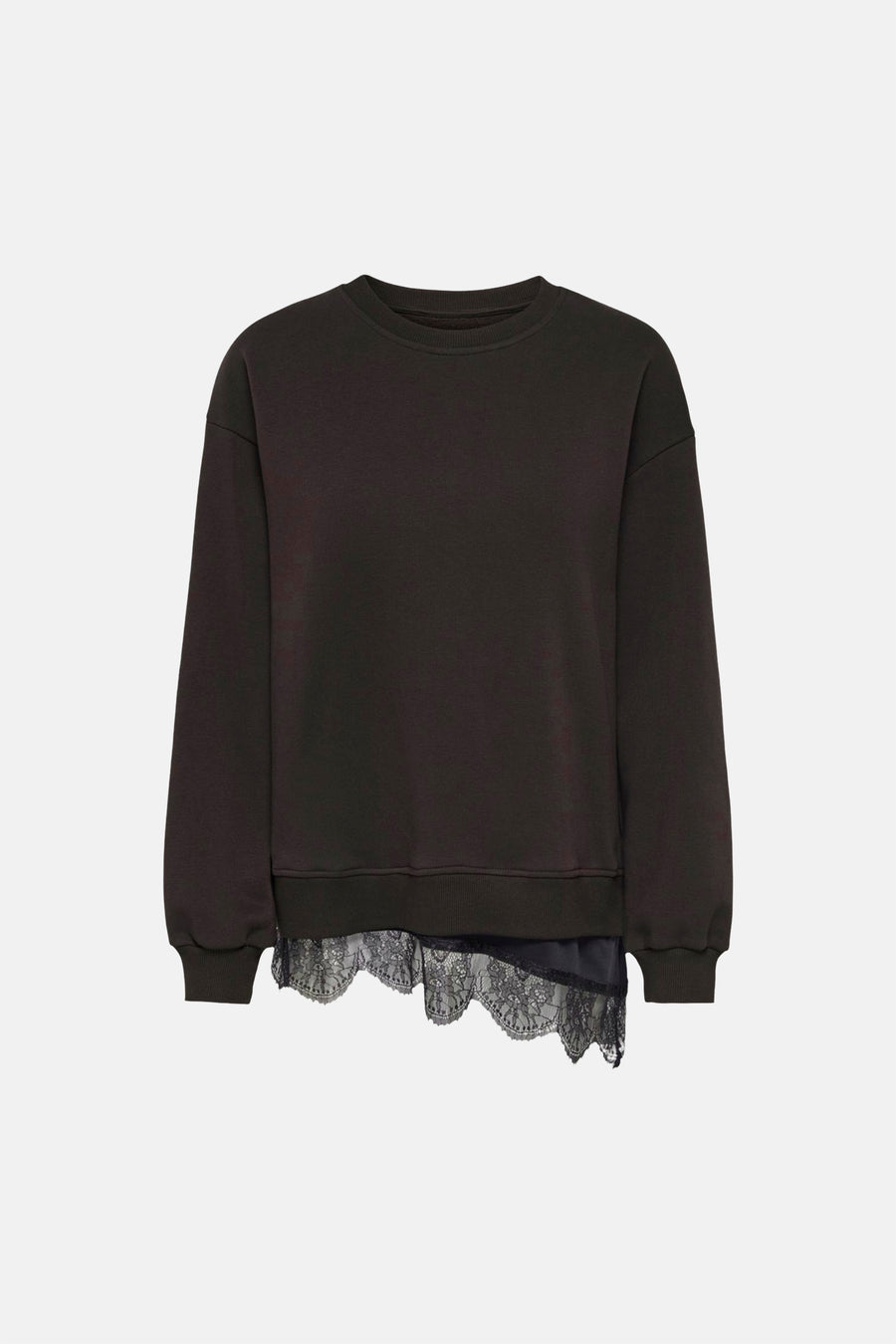Sweater met ronde hals bruin - JDY
