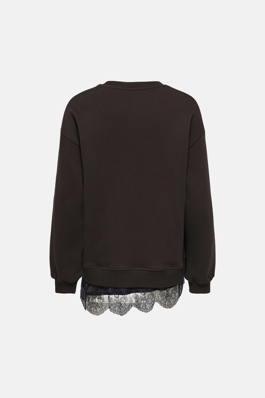 Sweater met ronde hals bruin - JDY