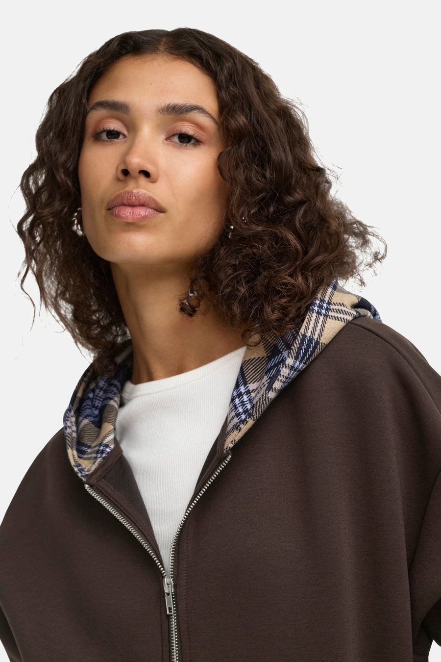 Sweater met kap bruin - ONLY®
