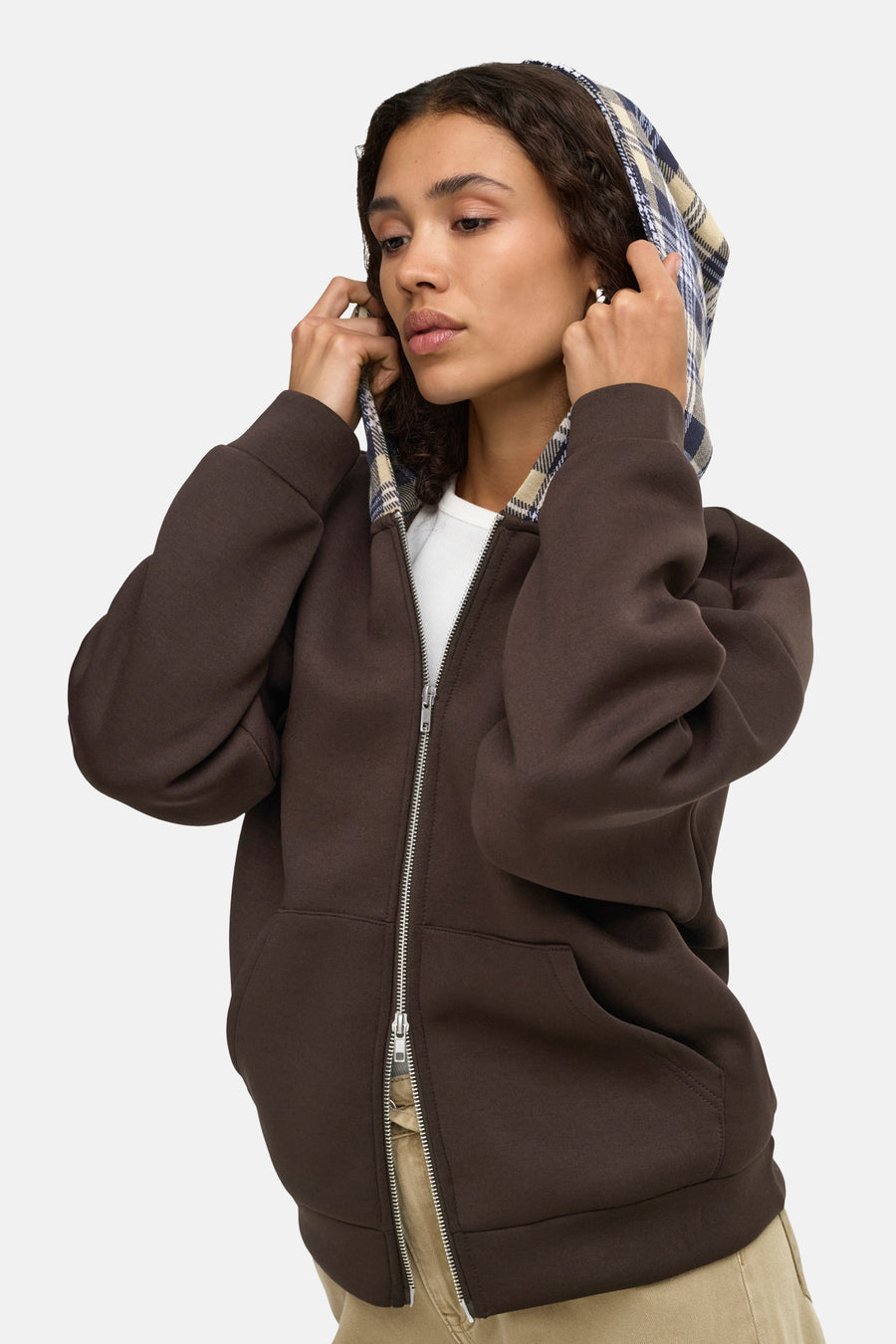 Sweater met kap bruin - ONLY®