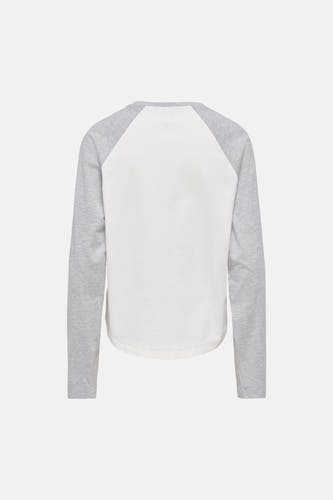 T-shirt met lange mouwen - wit