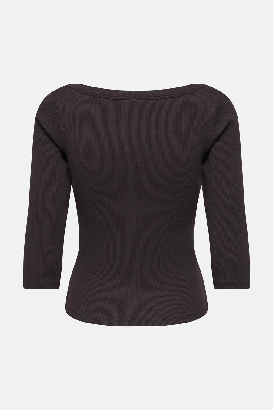 Top uni manche longue brun - JDY