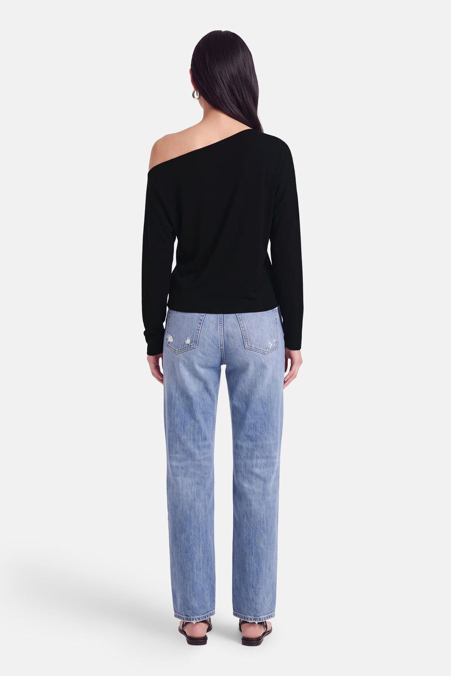 T-shirt met lange mouwen - zwart