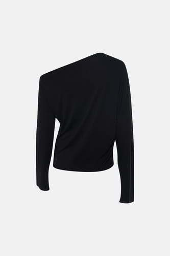 T-shirt met lange mouwen - zwart