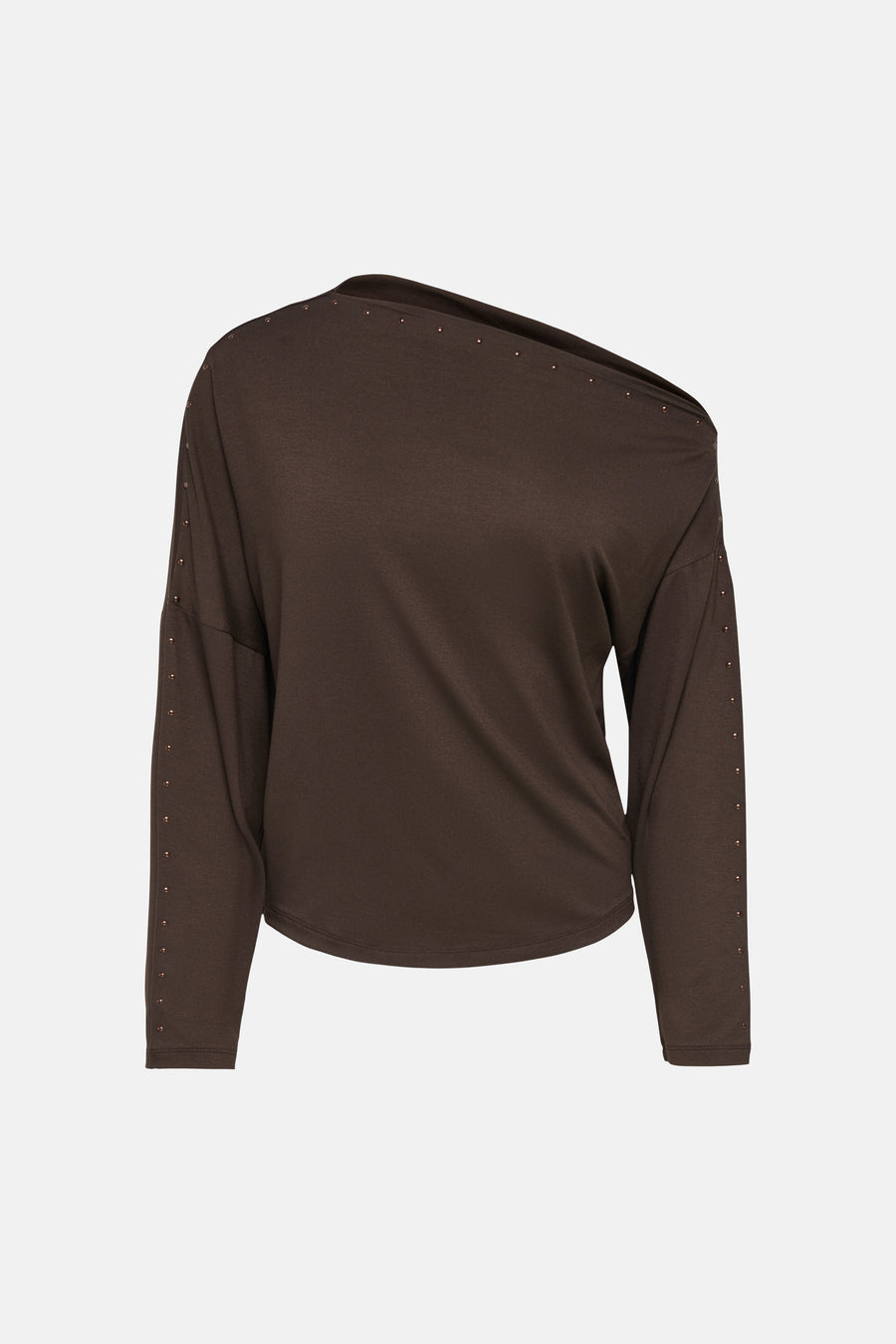 Top uni manche longue brun - ONLY®