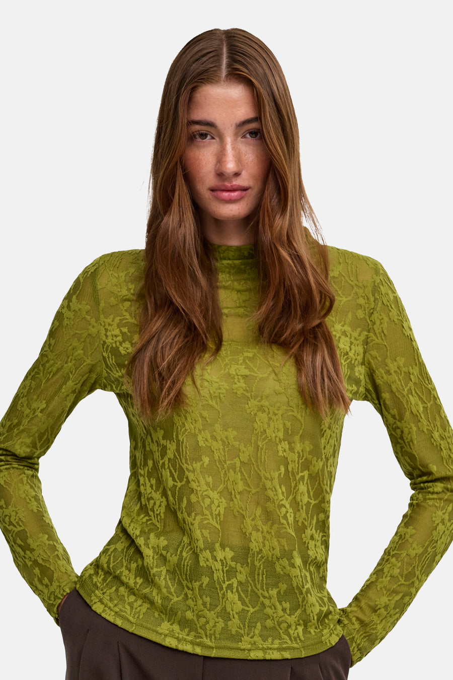 T-shirt (manches longues) vert - ONLY®