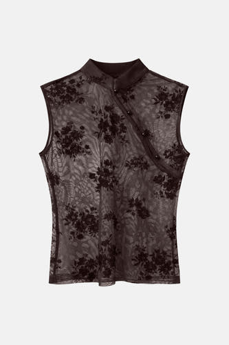 Top (zonder mouwen) bruin - ONLY®