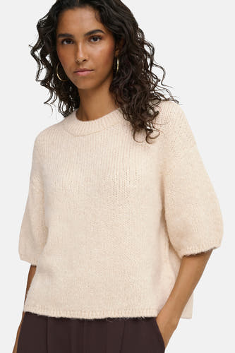 Pull col O Écru - JDY