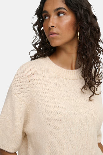 Pull col O Écru - JDY