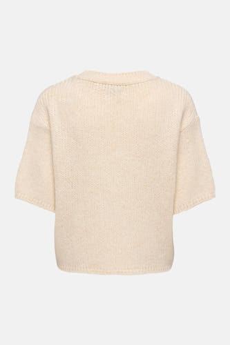 Pull col O Écru - JDY
